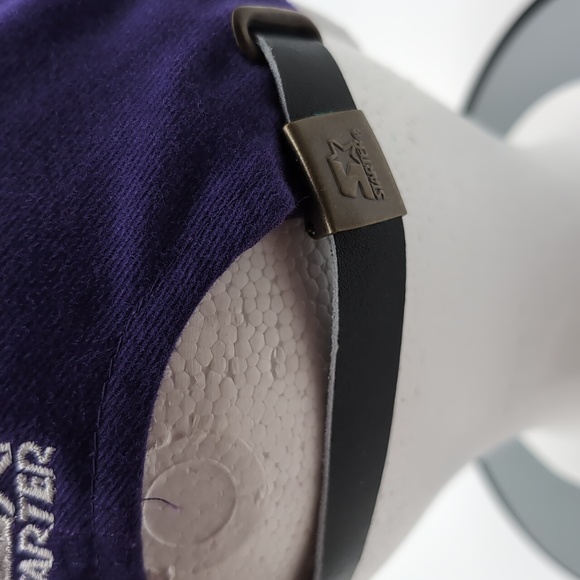 Starter| NWT Vintage NBA The Phoenix Suns Purple Sports Cap Snap Back Green Brim - Picture 5 of 11